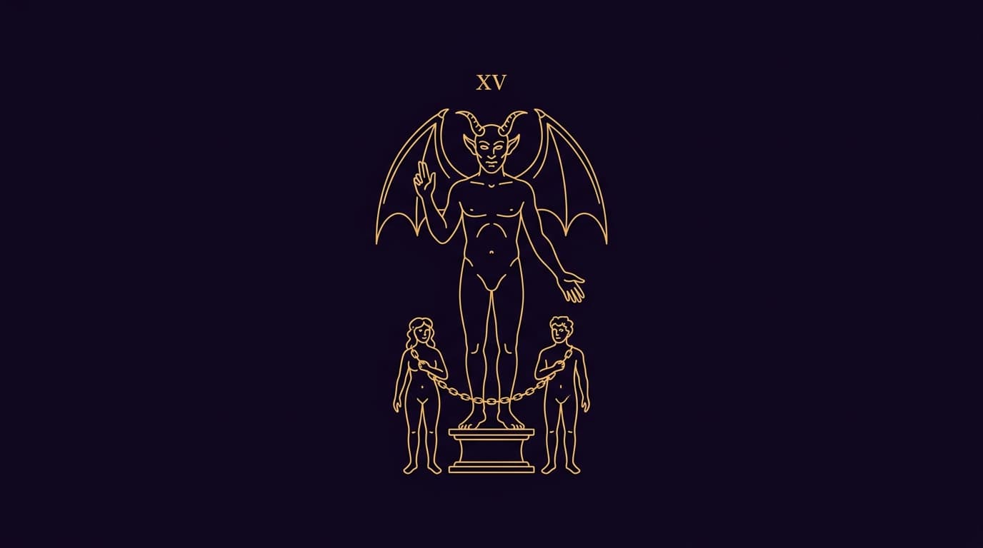 Le Diable au tarot : signification, amour et tirage de l'arcane XV