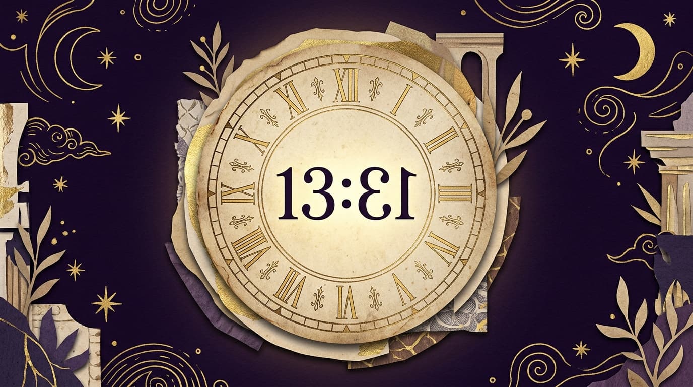 13h31 signification : heure miroir inversée et ange 44