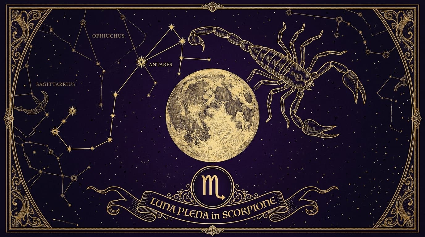 Pleine lune Scorpion : rituel de libération qui marche